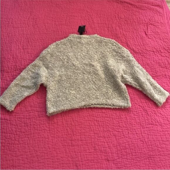 Tibi Cozy Cream cropped Sweater, XS - Picture 5 of 8
